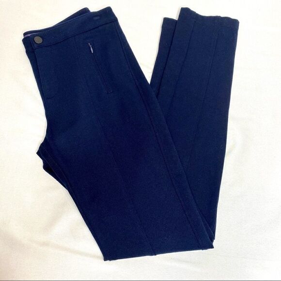 NYDJ navy blue skinny ponte knit pants size 4 - Picture 7 of 16